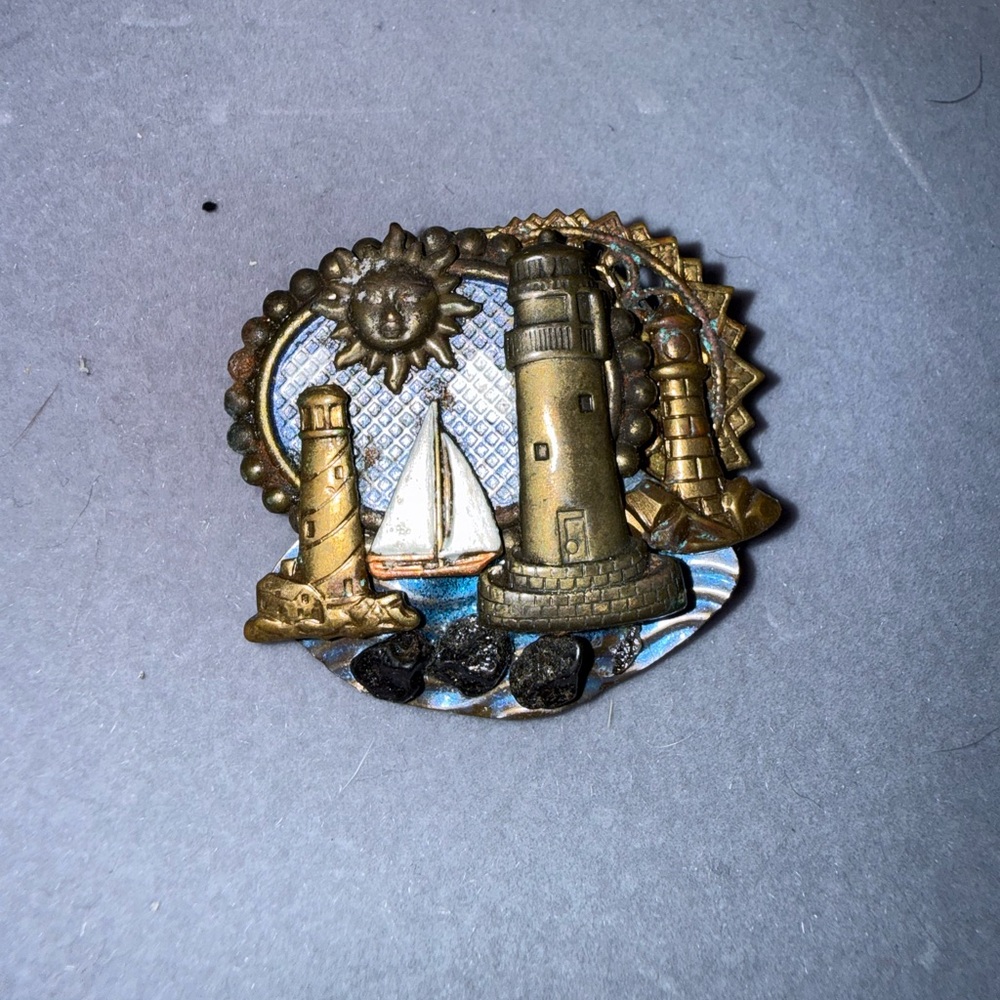 Nautical Lighthouse Brooch